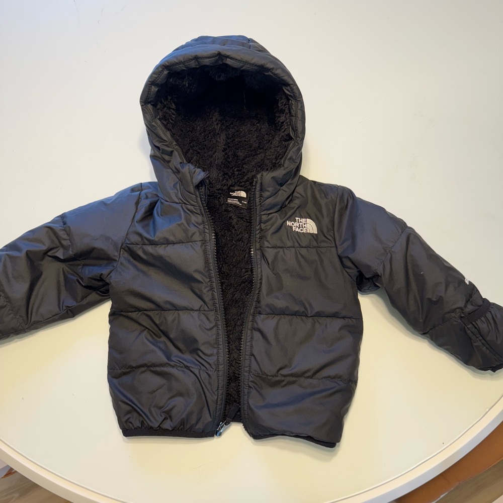 North Face Infant Puffer Coat, Size 12-18m